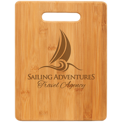 11 1/2" x 8 3/4" Bamboo Rectangle Cutting Board