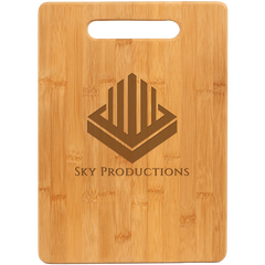 13 3/4" x 9 3/4" Bamboo Rectangle Cutting Board