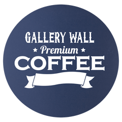 Navy Blue/White 3 3/4" Round Silicone Coaster