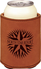 Rawhide 3 3/4" Laserable Leatherette Beverage Holder