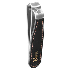 Black/Gold Laserable Leatherette Nail Clipper