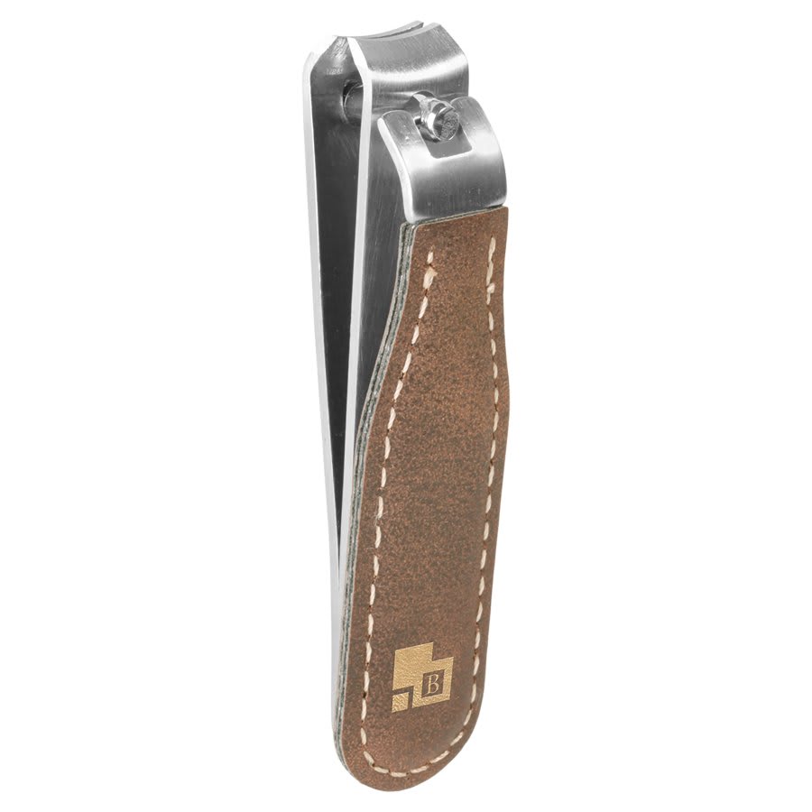 Rustic/Gold Laserable Leatherette Nail Clipper