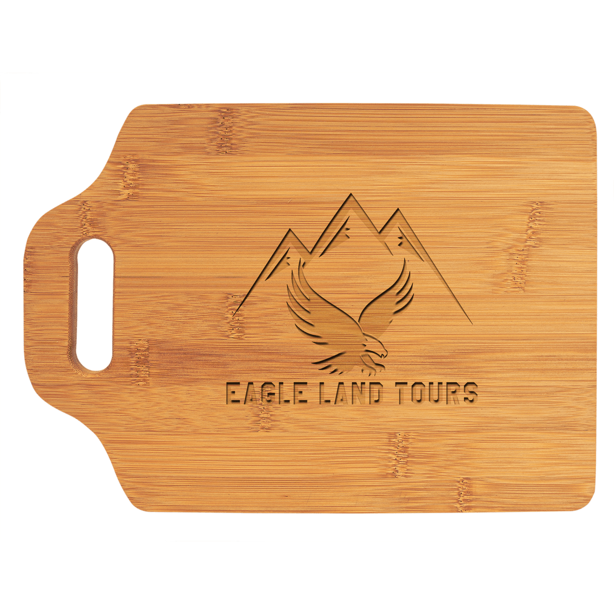 11" x 7 3/4" Bamboo Cutting Board with Handle