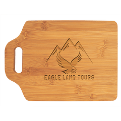 11" x 7 3/4" Bamboo Cutting Board with Handle