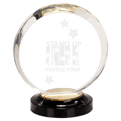 Gold 7" Halo Acrylic