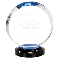 Blue 8" Halo Acrylic