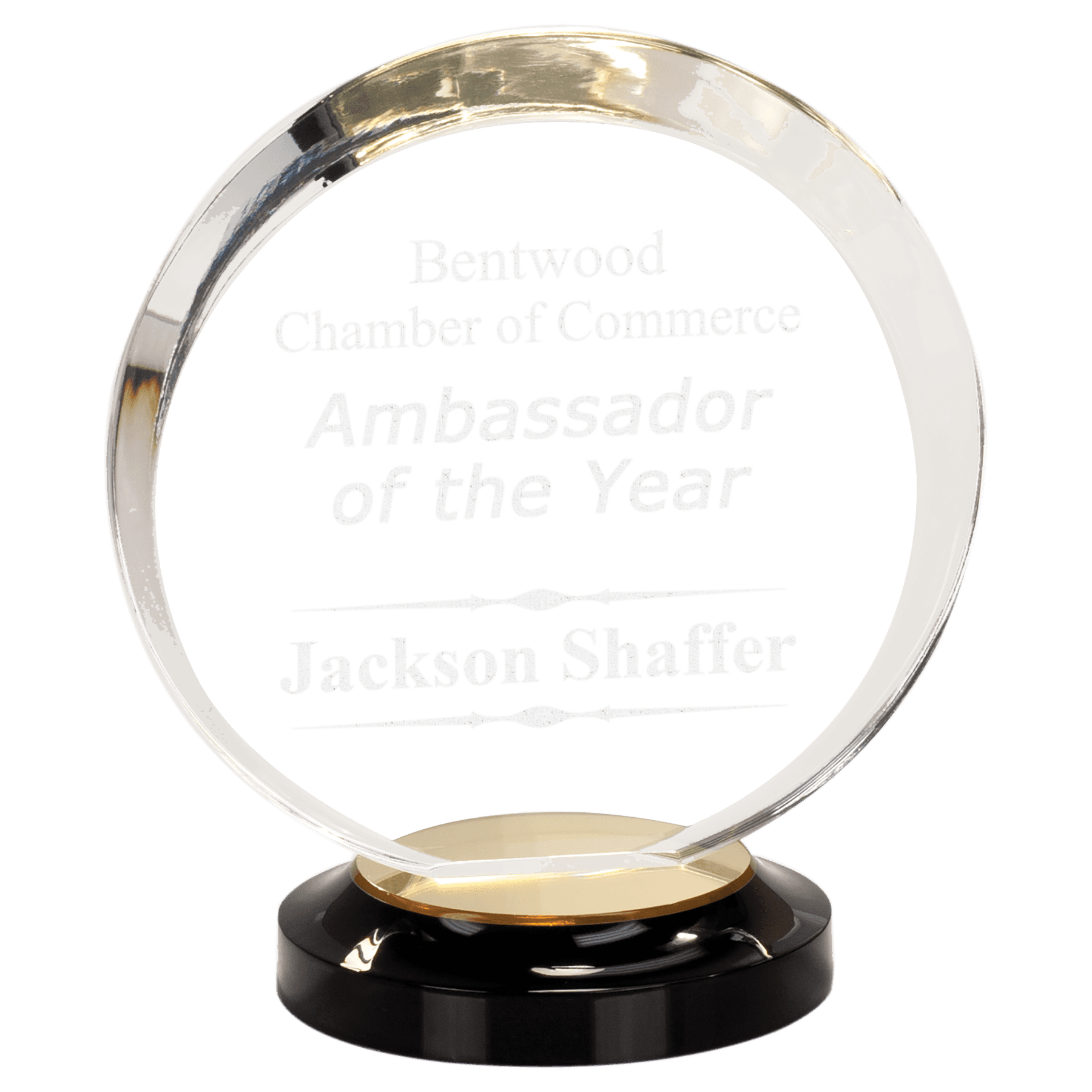 Gold 8" Halo Acrylic