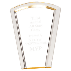 Gold 8" Fan Halo Acrylic