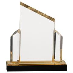 Gold 7" x 8" Beveled Post Impress Acrylic