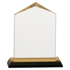 Gold 3 1/2" x 5 1/2" Jewel Impress Acrylic