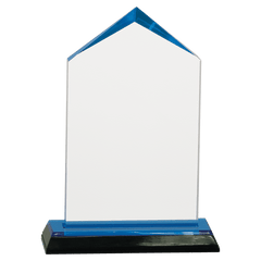 Blue 3 1/2" x 6 1/2" Jewel Impress Acrylic