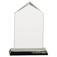 Silver 3 1/2" x 6 1/2" Jewel Impress Acrylic