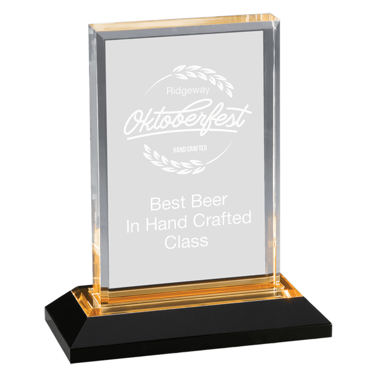 Gold 5" x 7" Beveled Impress Acrylic