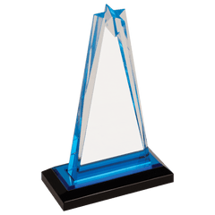 Blue 8" Star Impress Acrylic