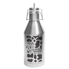 Stainless Steel Polar Camel 64 oz. Vacuum Insulated Growler with Swing-Top Lid