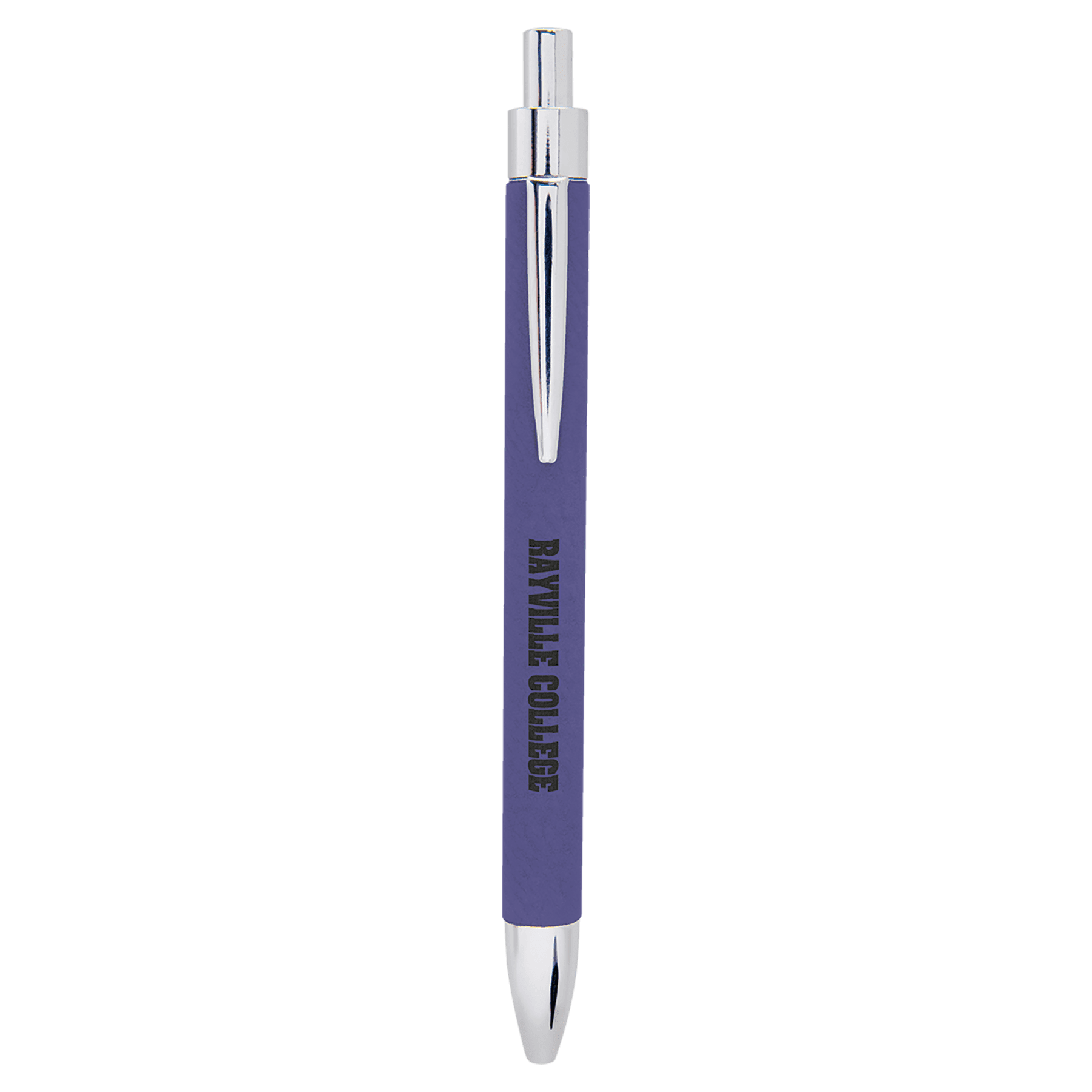 Purple Laserable Leatherette Pen