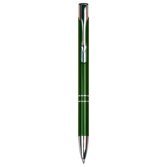 Green with Silver Trim Laserable Pen