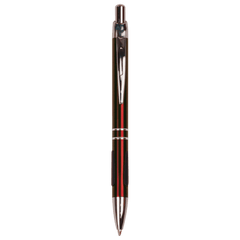 Burgundy with Silver Trim Laserable Pen with Gripper