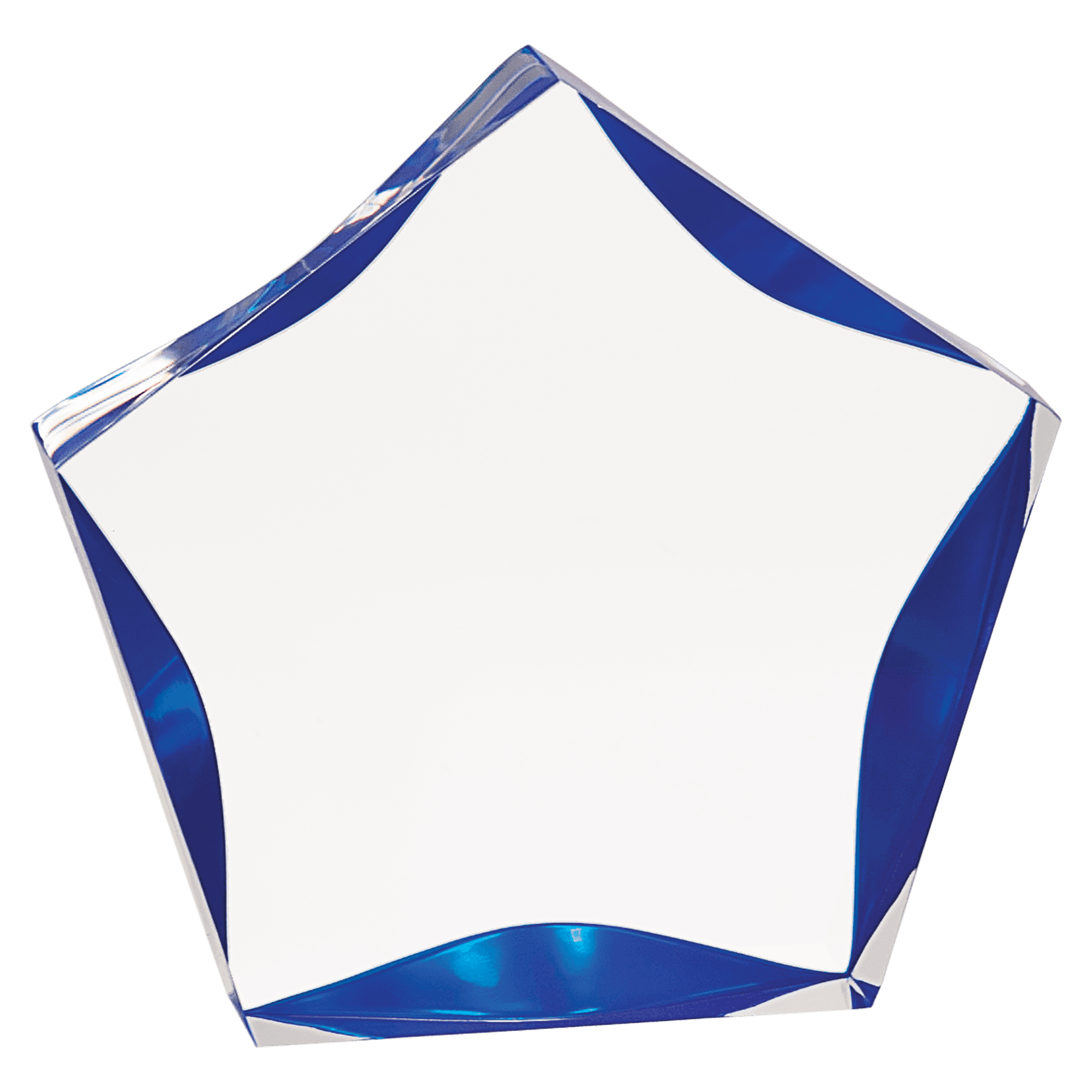 Clear/Blue 5"/ Luminary Star Acrylic