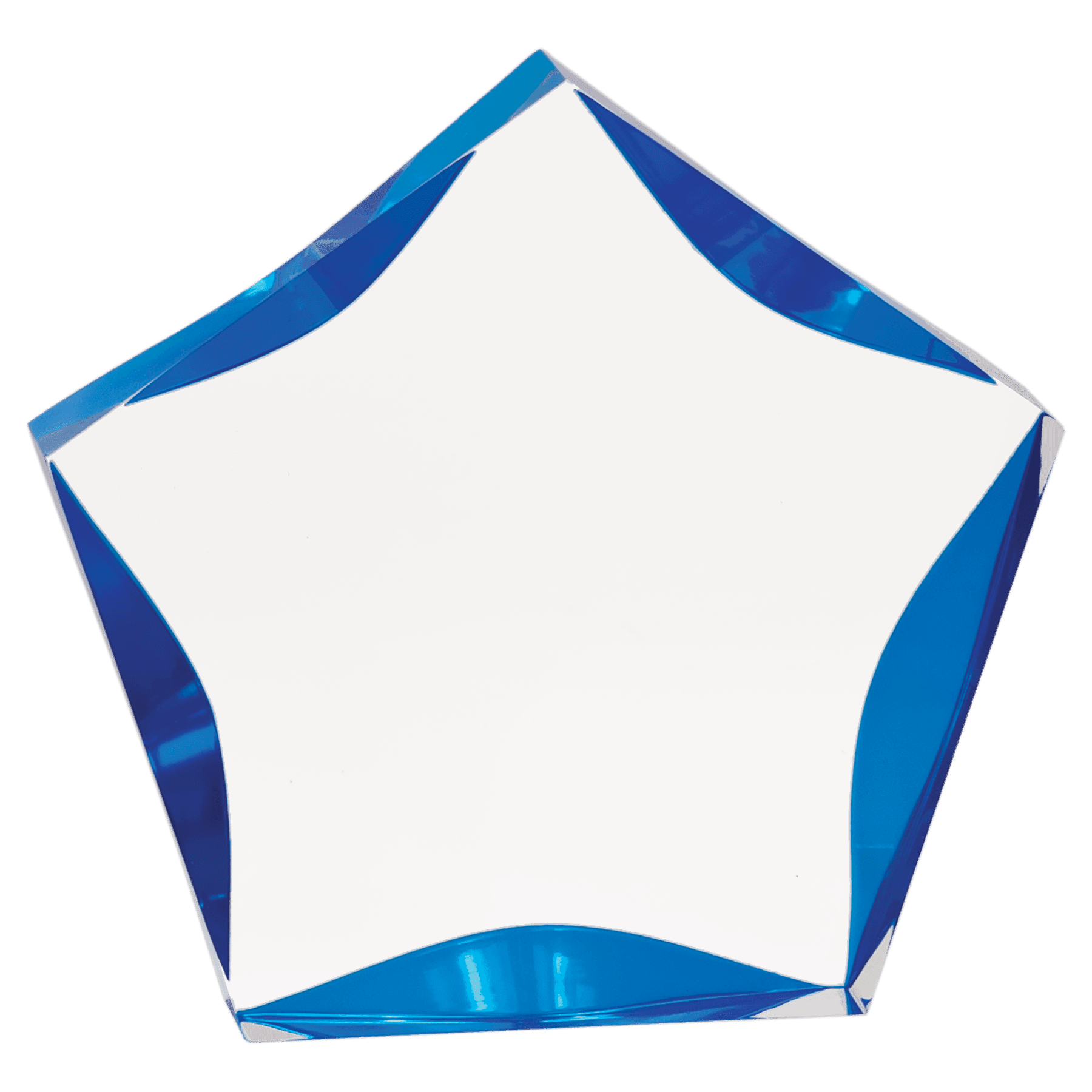 Clear/Blue 6"/ Luminary Star Acrylic