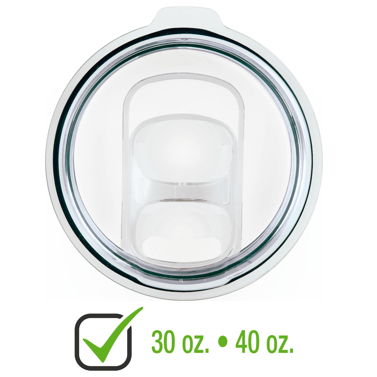 Slider Lid for 30 oz. Polar Camel Tumblers, 32 & 40 oz. Travel Mugs