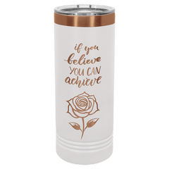 White Rose Gold Polar Camel 22 oz. Skinny Tumbler