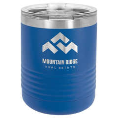 Royal Blue Polar Camel 10 oz. Vacuum Insulated Ringneck Tumbler with Clear Lid