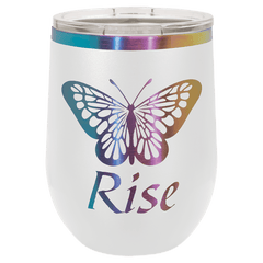 White Prism Polar Camel 12 oz. Stemless Wine Tumbler