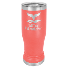 Coral 14 oz. Polar Camel Pilsner with Clear Lid