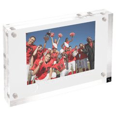 4" x 6" Clear Rectangle Magnetic Acrylic