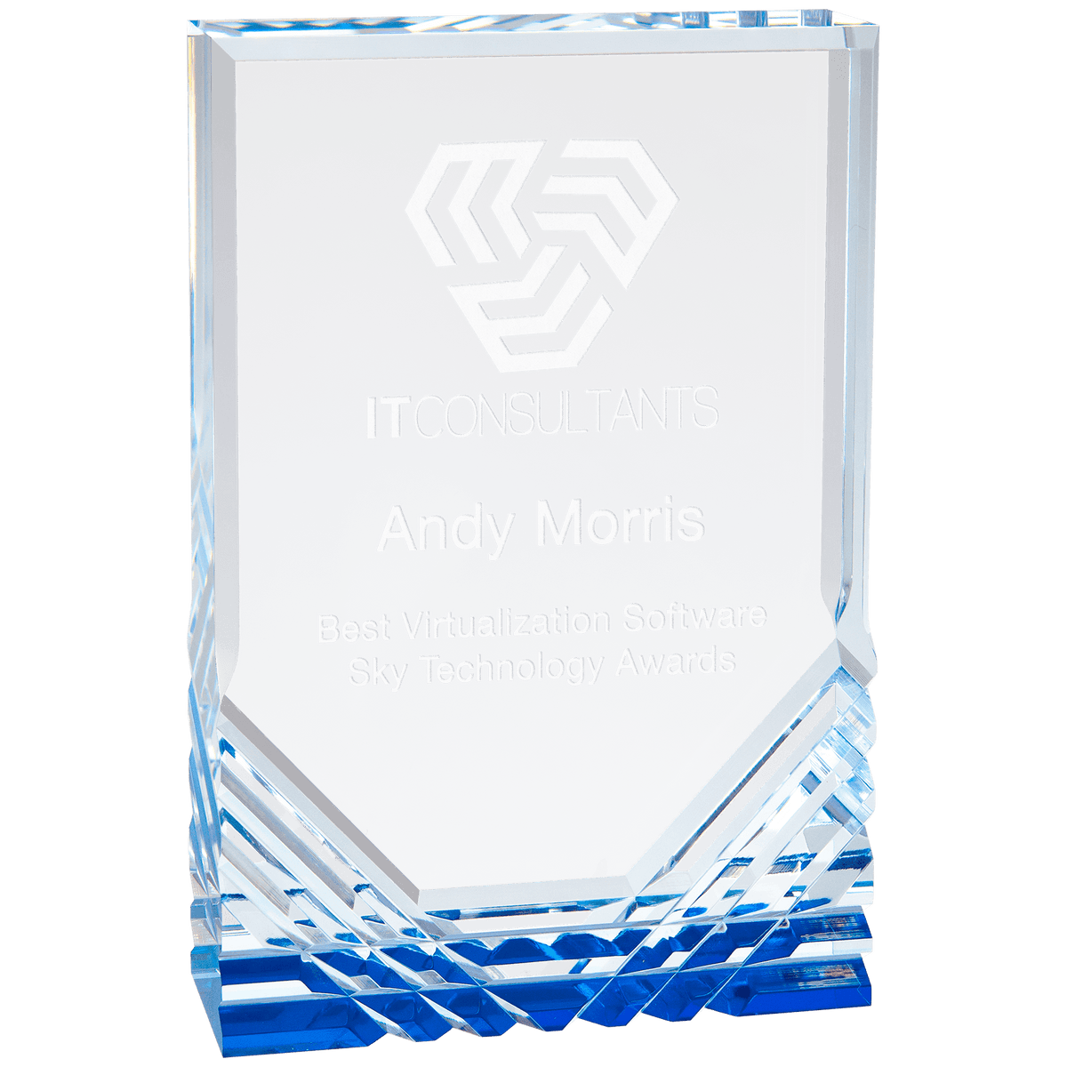 Blue 5" x 7" Jewel Mirage Acrylic