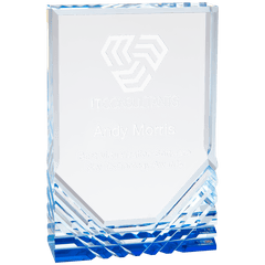 Blue 5" x 7" Jewel Mirage Acrylic