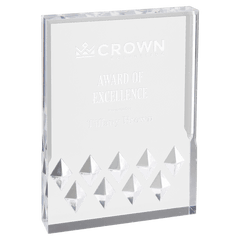 Silver 5" x 7" Diamond Mirage Acrylic