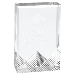 Silver 3 1/2" x 5" Apex Mirage Acrylic
