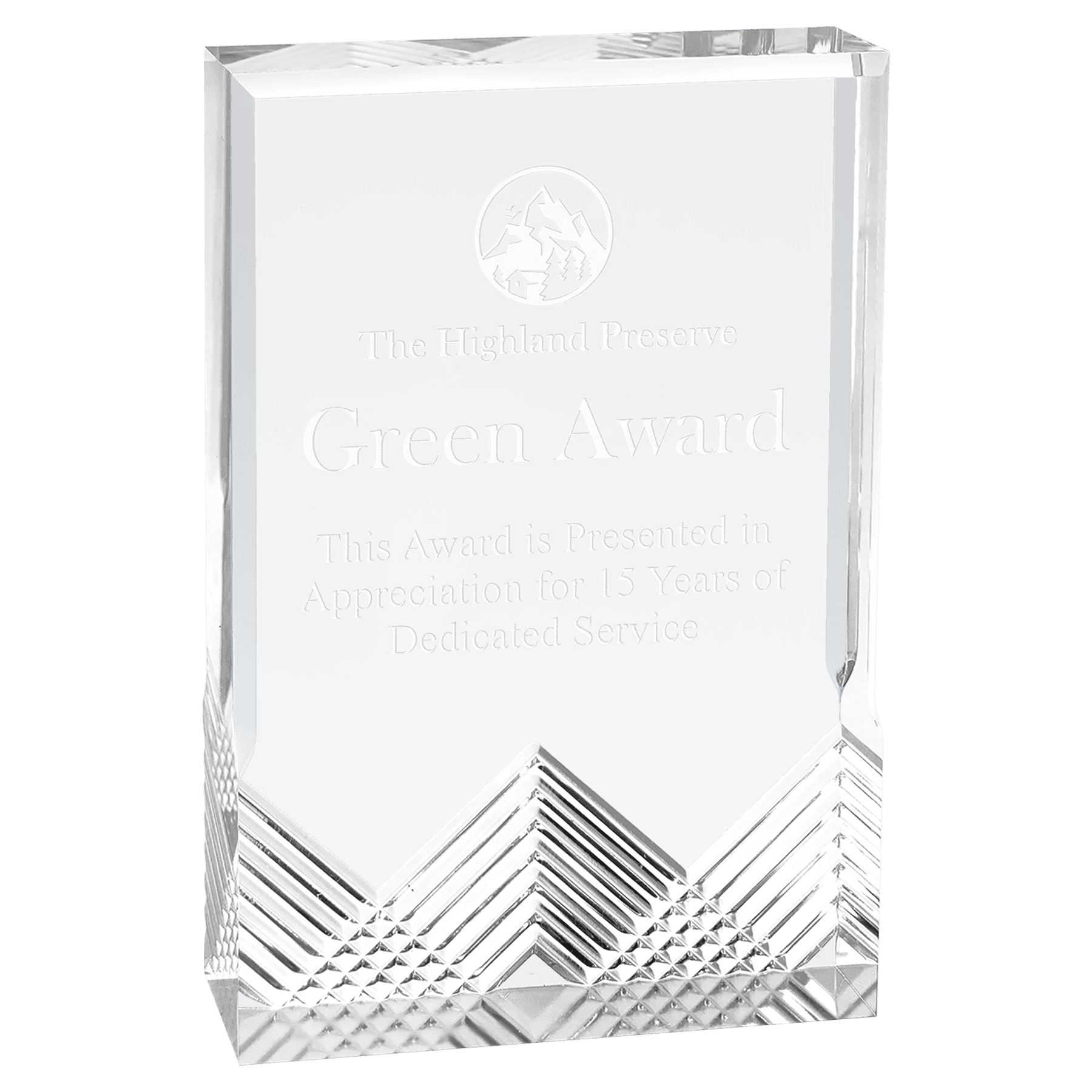 Silver 4 1/4" x 6" Apex Mirage Acrylic