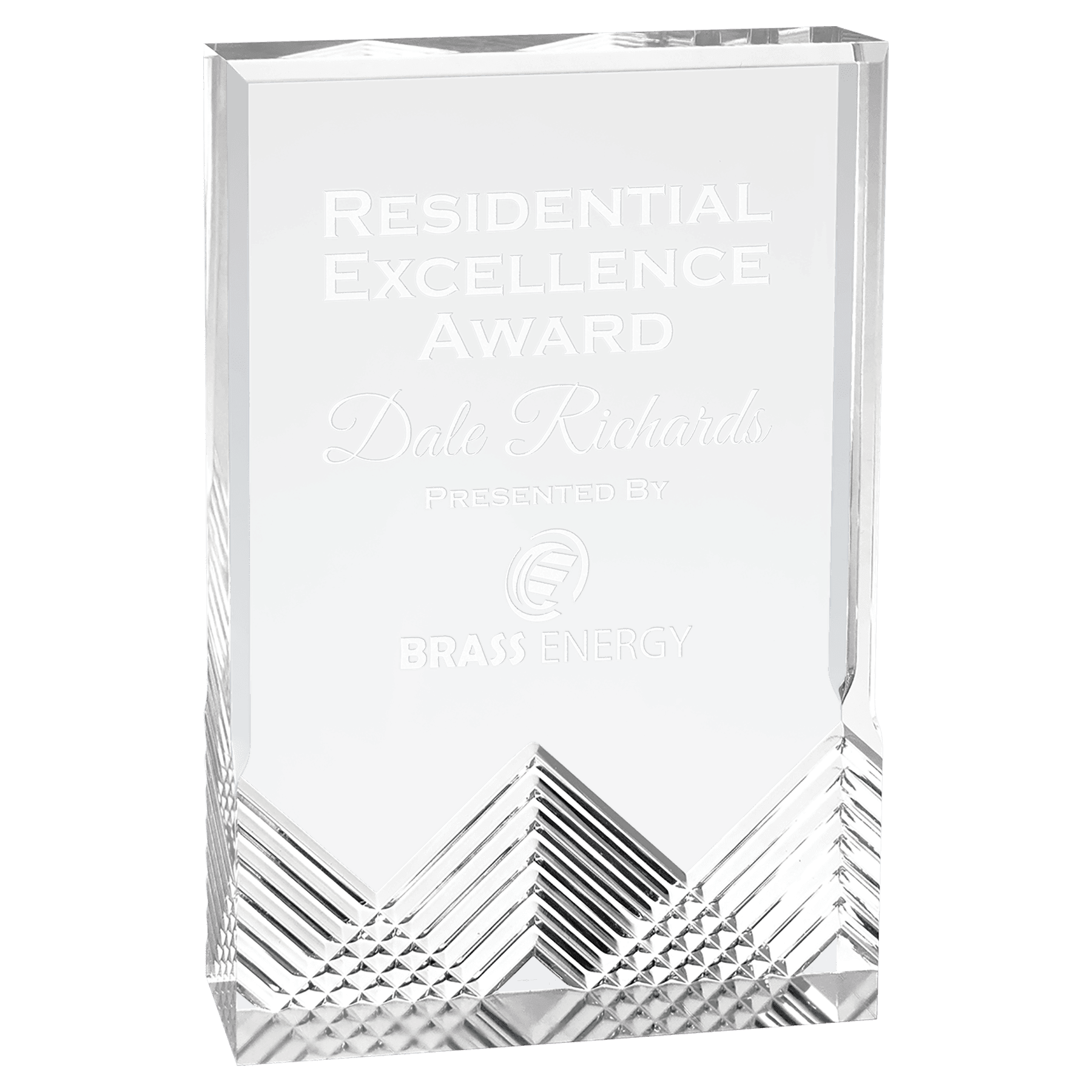 Silver 5" x 7" Apex Mirage Acrylic