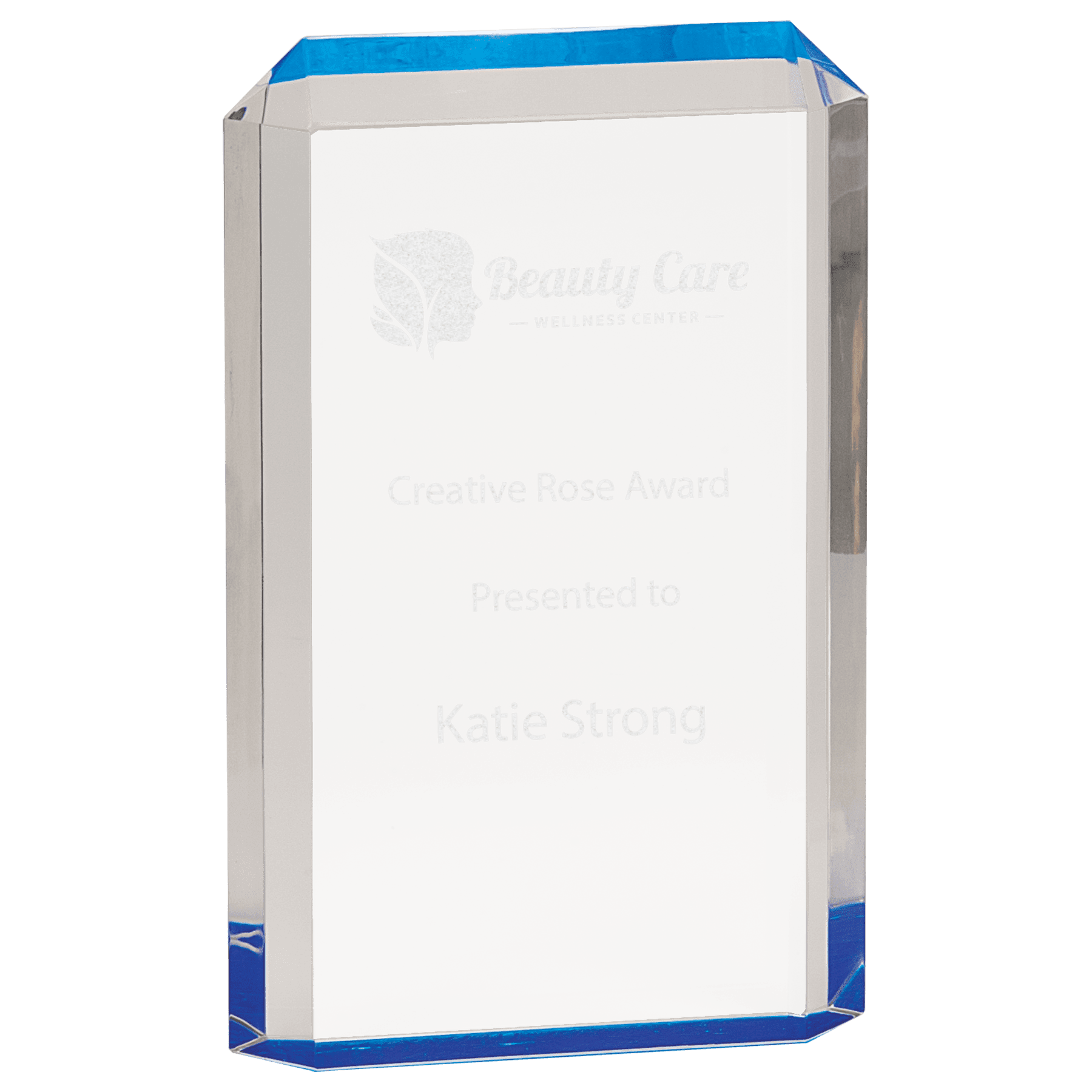 Blue 4 3/4" x 7 1/2" Premier Acrylic