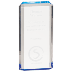 Blue 4 3/4" x 9 1/2" Premier Acrylic