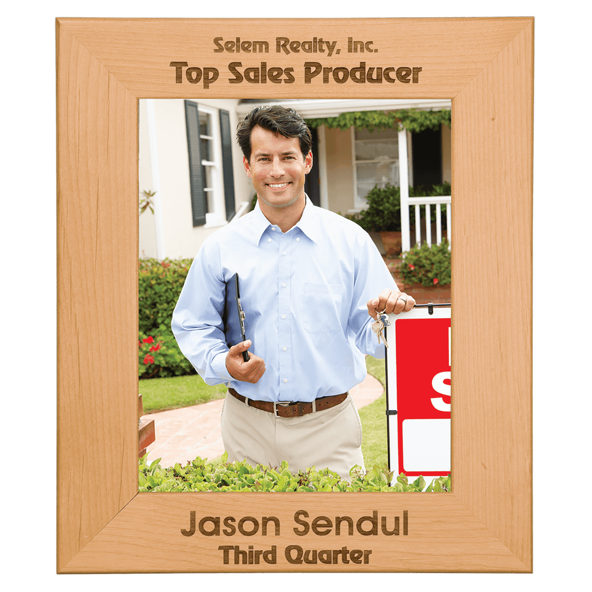 5" x 7" Genuine Red Alder Picture Frame