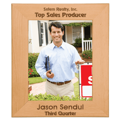 5" x 7" Genuine Red Alder Picture Frame