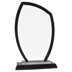 Black 9" Peak Regal Glass