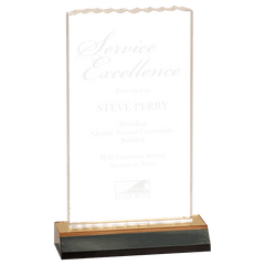 4" x 6" Gold Reflection Ice Top Acrylic