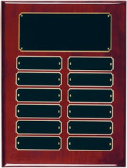 12 Plate Rosewood Piano Finish Completed Perpetual Plaque