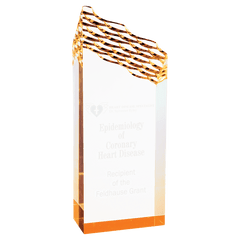 Gold 3" x 8" Riptide Acrylic