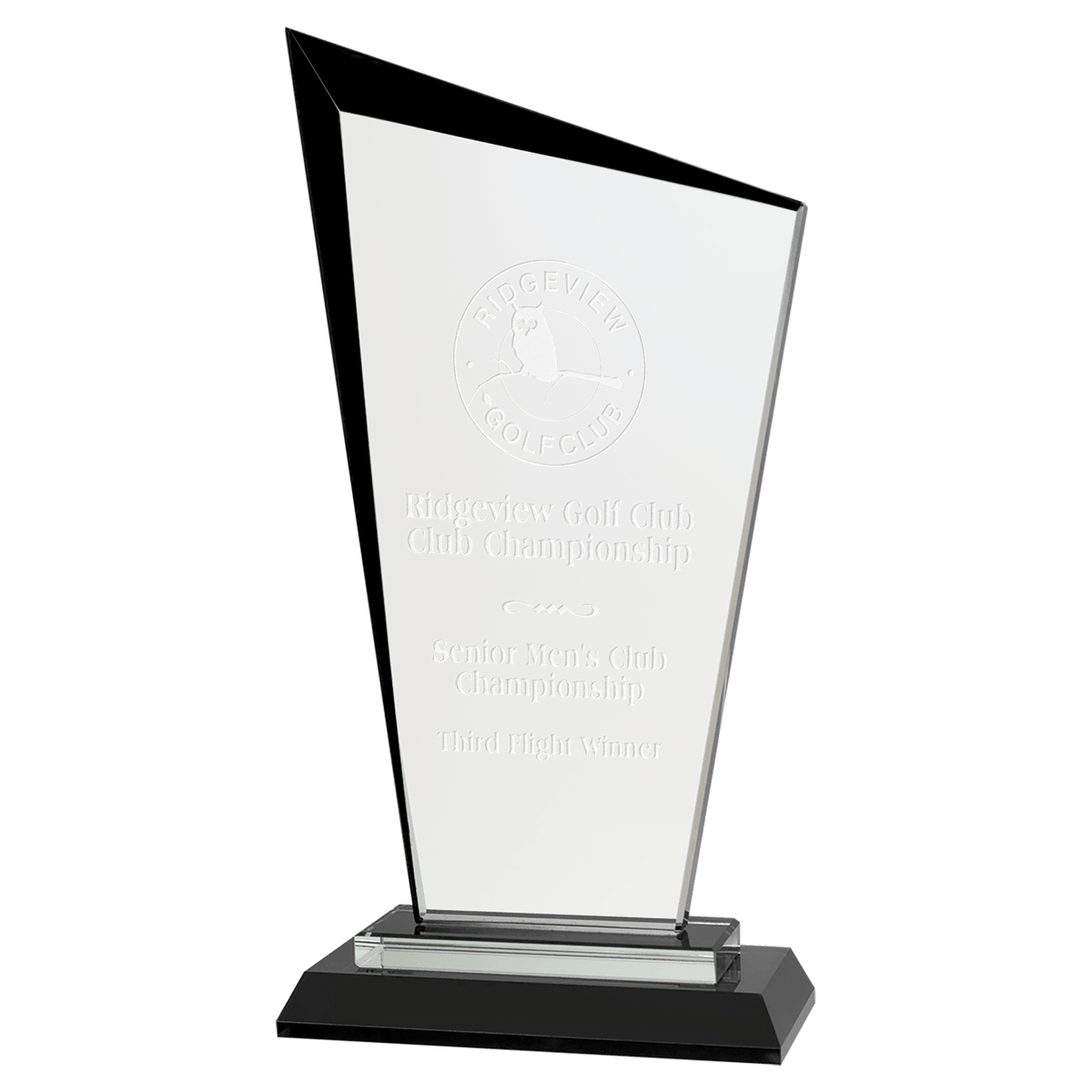 Black 9" Razor Glass