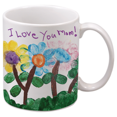White 11 oz. Sublimatable Ceramic Mug