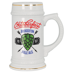 18 oz. White Sublimatable Ceramic Stein