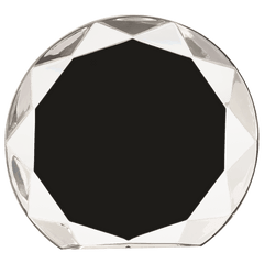 Black 7 1/4" Sunburst Acrylic
