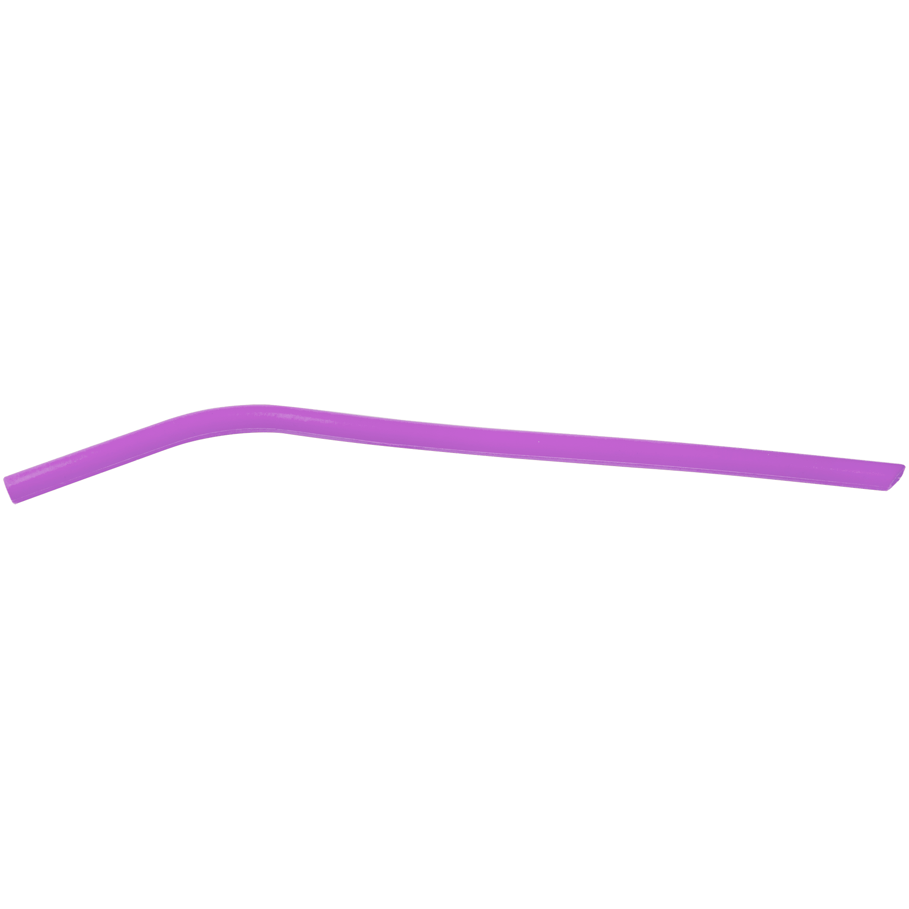Purple 10" Small Silicone Straw
