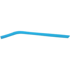 Blue 10" Large Silicone Straw